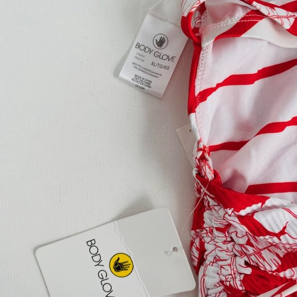 Body Glove Missy Ruched Side One Piece Swimsuit Tropik Vibe Floral - Picture 5 of 5